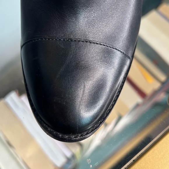 LN Ralph Lauren Black Label Collection Black Ankle Boot Stilettos with Buckles - Picture 12 of 15